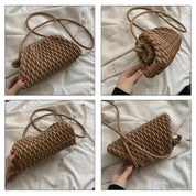 Nellie | Stylish Solid Color Mini Leather Crossbody Shoulder Handbag