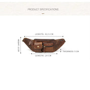 Clay | Exquisite Leather Travel Crossbody Bum Bag