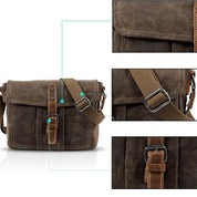 Jeremy | Vintage Waterproof Canvas Crossbody Messenger Bag