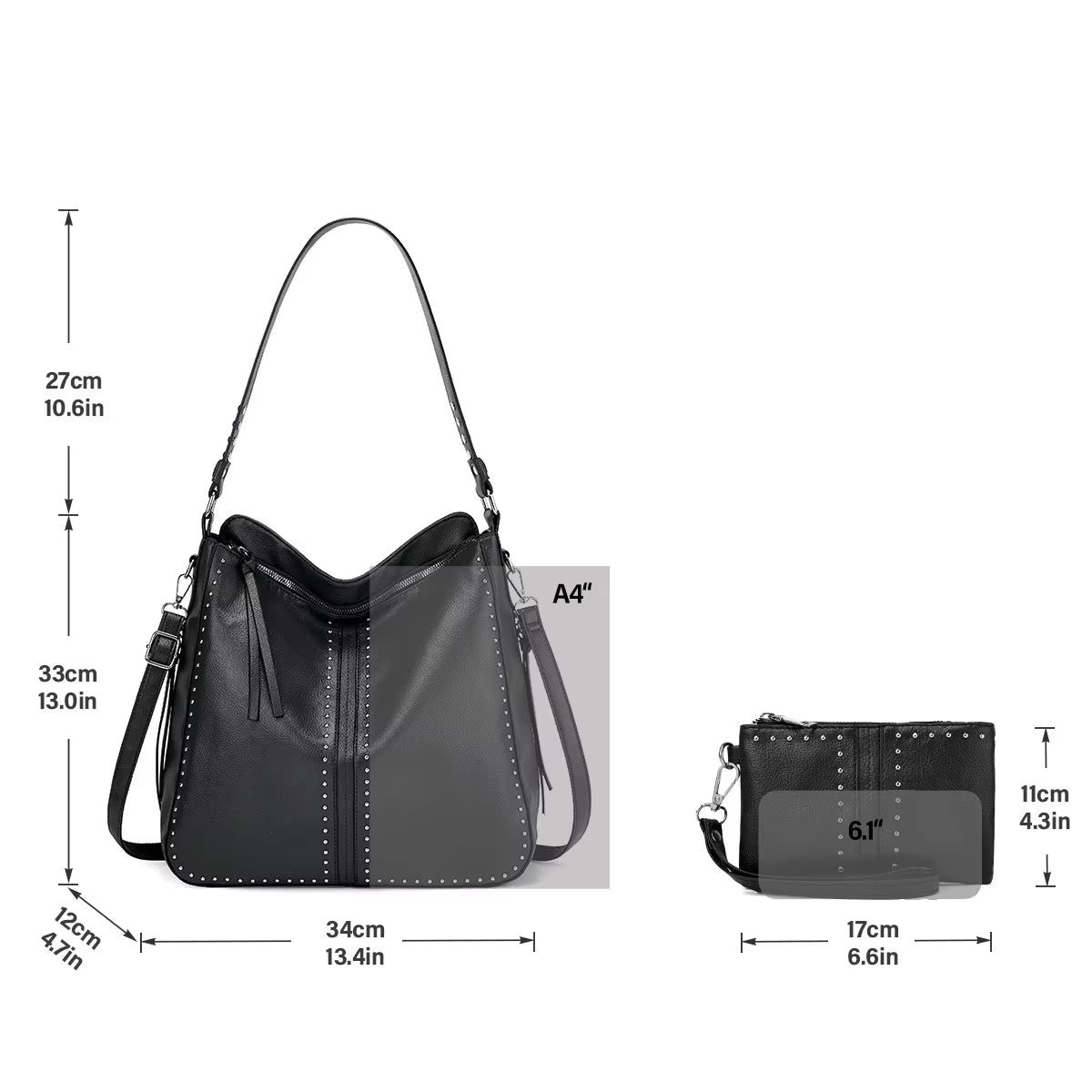 Makenzie | Bold & Stylish Vintage Crossbody Messenger Handbag