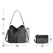 Makenzie | Bold & Stylish Vintage Crossbody Messenger Handbag