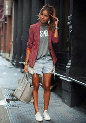 Brandi | Stylish Blazer for Women | Red