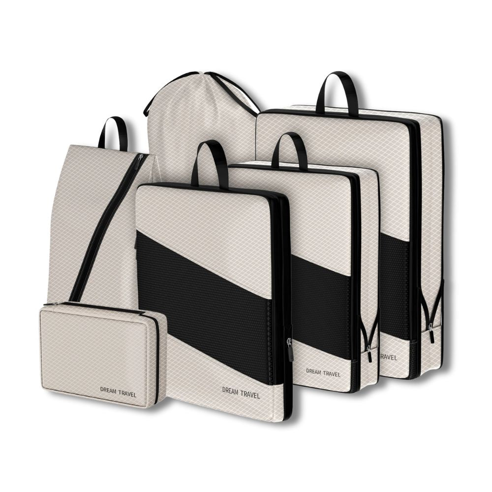 Ashlynn | 6 Pack Compression Packing Cubes Travel Organisers