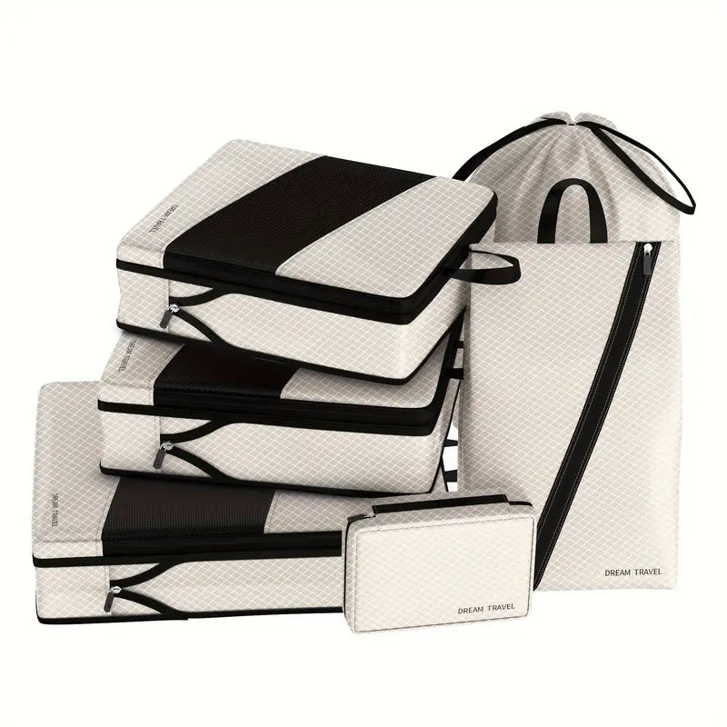 Ashlynn | 6 Pack Compression Packing Cubes Travel Organisers