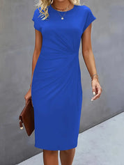 Ava | Chic Crew Neck Dress – Effortless Day-to-Night Sophistication
