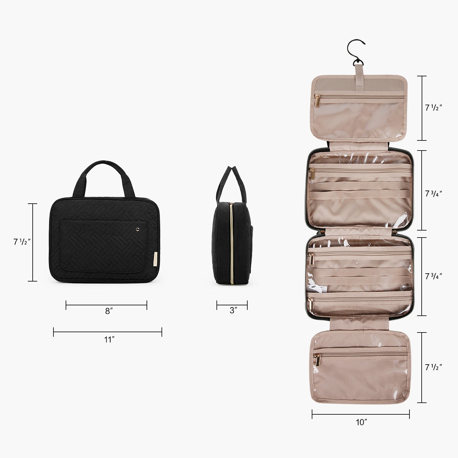 Ultimate Space-Saving Toiletry Bag