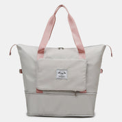 Extra Large Foldable Travel Duffle Bag with Convenient Dry Wet Separation Pocket