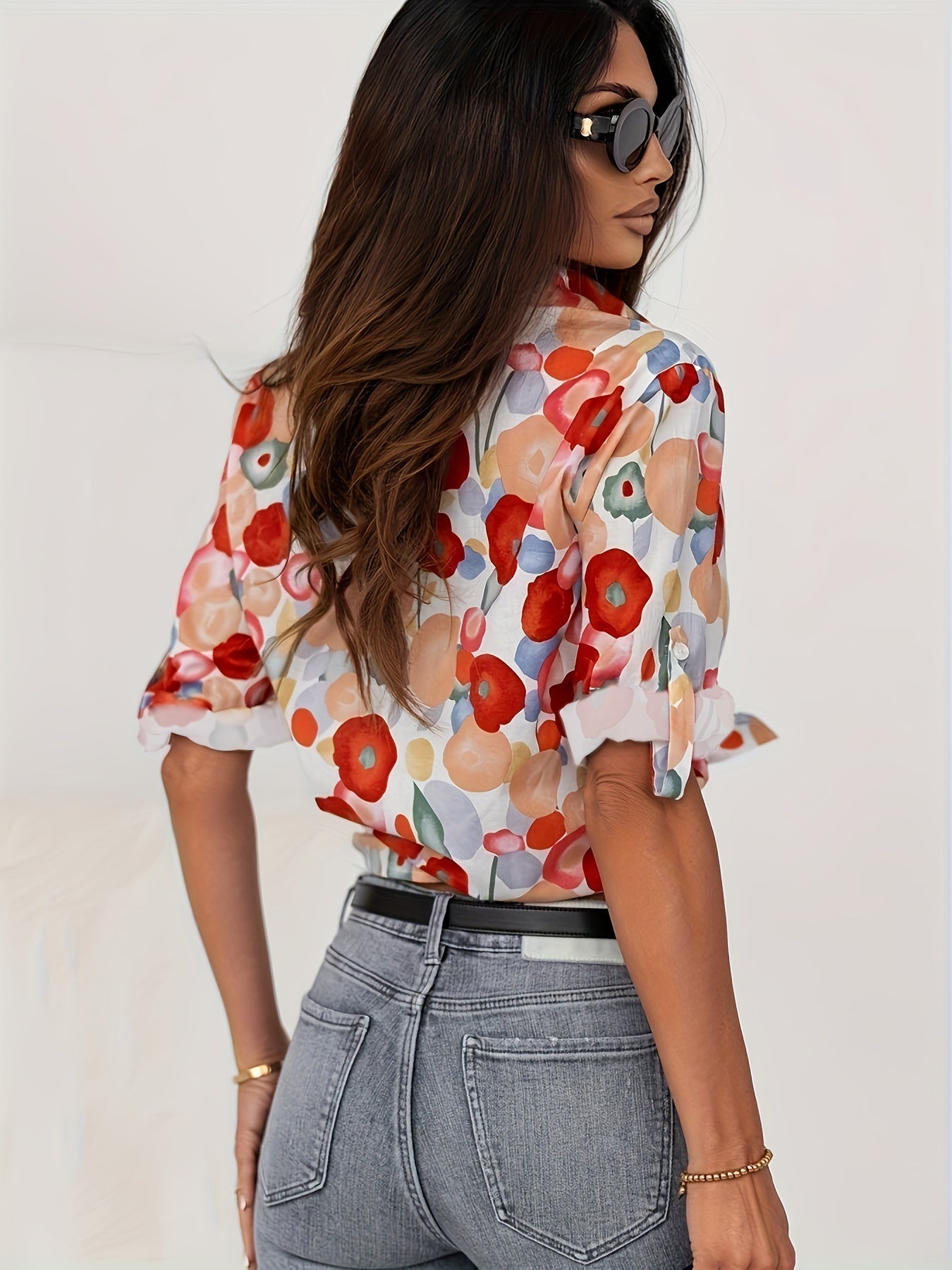 Karina | Comfortable Floral Blouse
