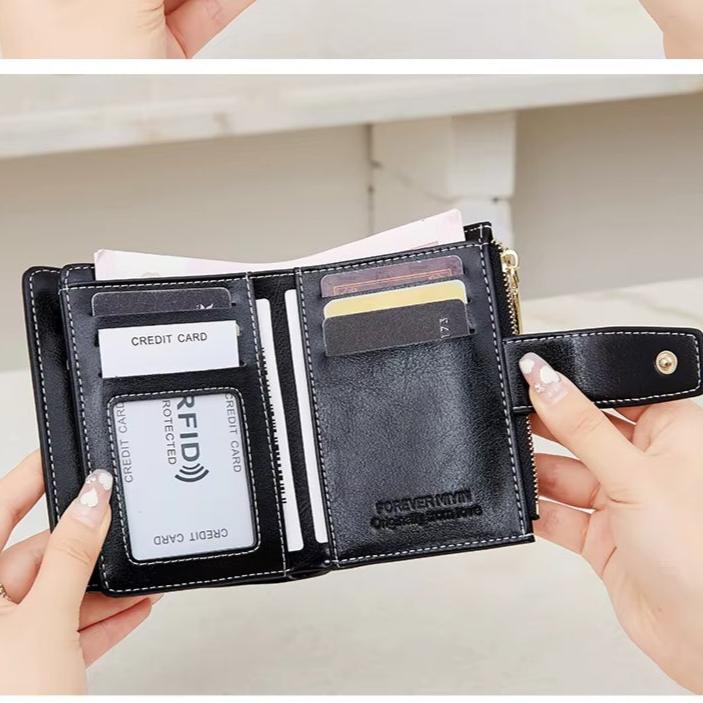 Jolie | Compact RFID-Blocking Trifold Travel Wallet