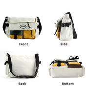 Miguel | Multi-Pocket Waterproof Nylon Crossbody Messenger Bag