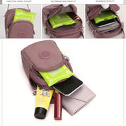 Mylah | Minimalist Solid Nylon Crossbody Small Handbag