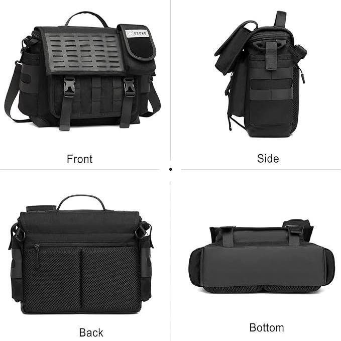 Hayes | Casual Multi-Pocket Crossbody Messenger Laptop Travel Bag