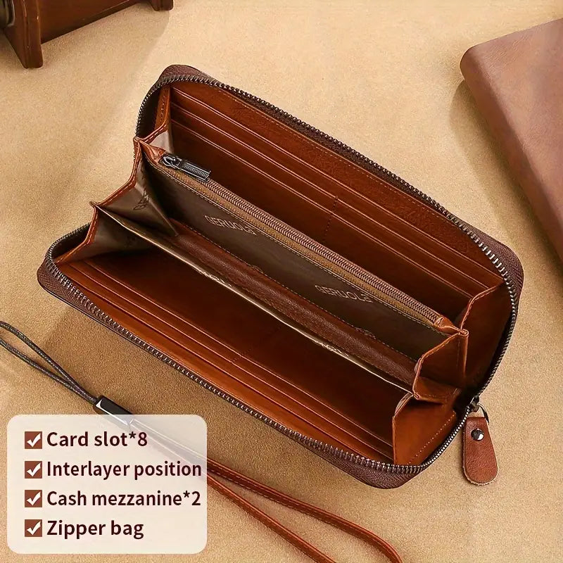 Judith | Anti-Theft Leather Travel Wallet