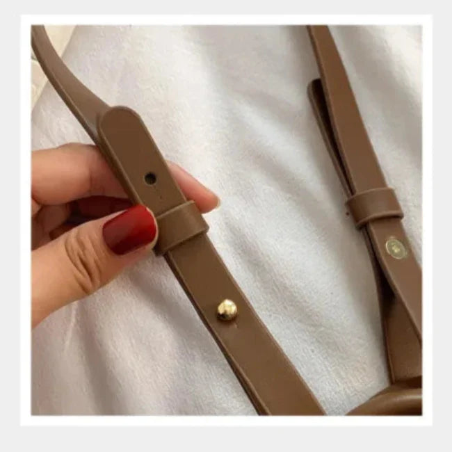 Sylvia | Mini Vintage Crossbody Sling Saddle Bag