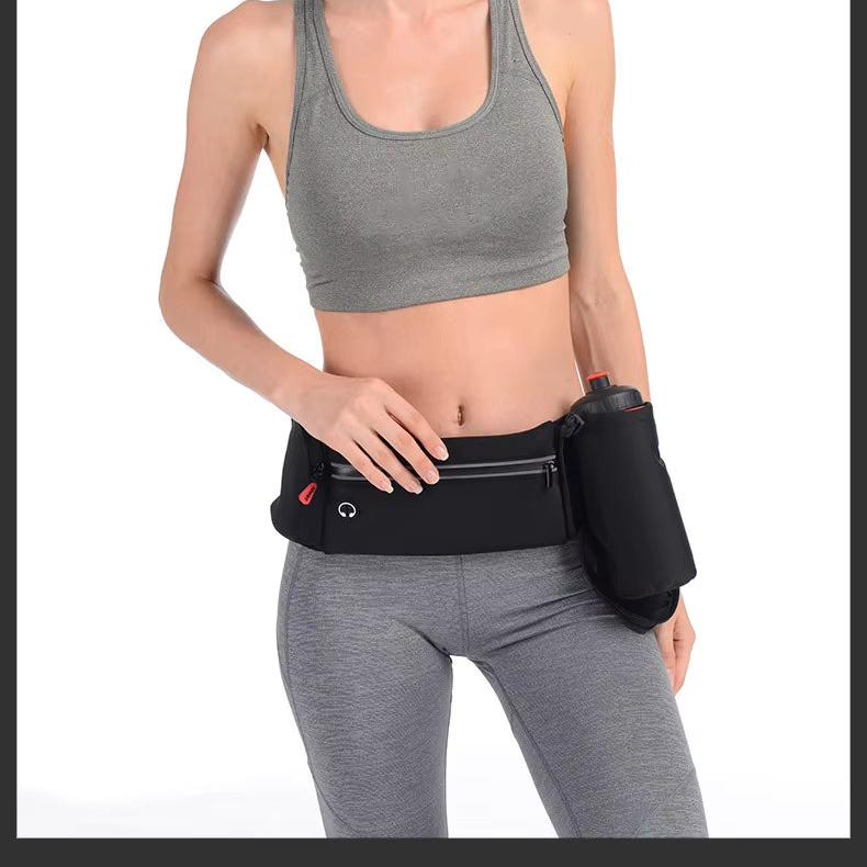 Maci | Waterproof Running Belt Crossbody Bum Bag with Bottle Holder