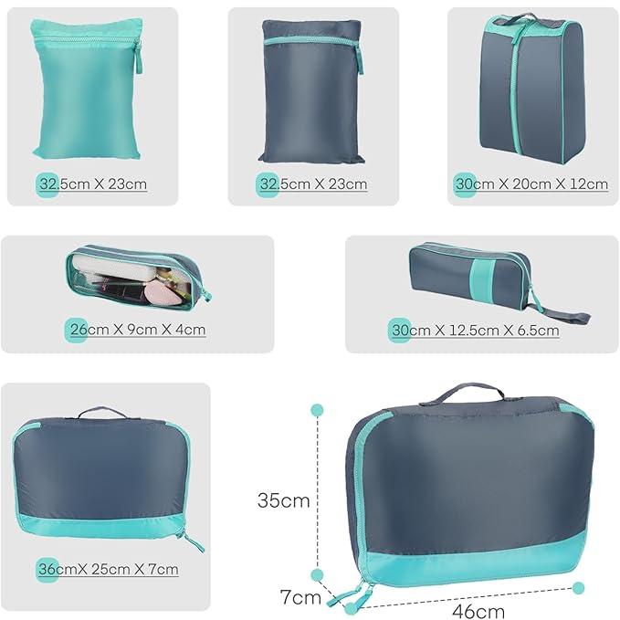 Sol | Multi-Functional & Versatile 7-Piece Set Travel Organizer
