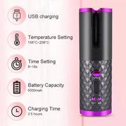 Janiyah | Cordless Automatic Hair Curler