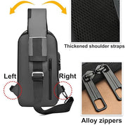 Leon | Anti-Theft USB Crossbody Sling Travel Bag