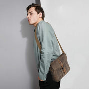 Jeremy | Vintage Waterproof Canvas Crossbody Messenger Bag