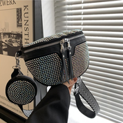 Xiomara | Fashion Rhinestone Women's Crossbody Bum Bag