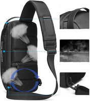 Zayden | Men's Waterproof Anti-theft Crossbody Sling Travel Bag