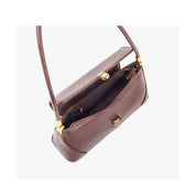 Mikayla | Vintage-Inspired Faux Leather Messenger Handbag