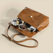 Miracle | Women's Chic Vintage Faux Leather Crossbody Messenger Handbag