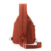 Amayah | Water-Resistant Oxford Crossbody Sling Bag Convertible Backpack