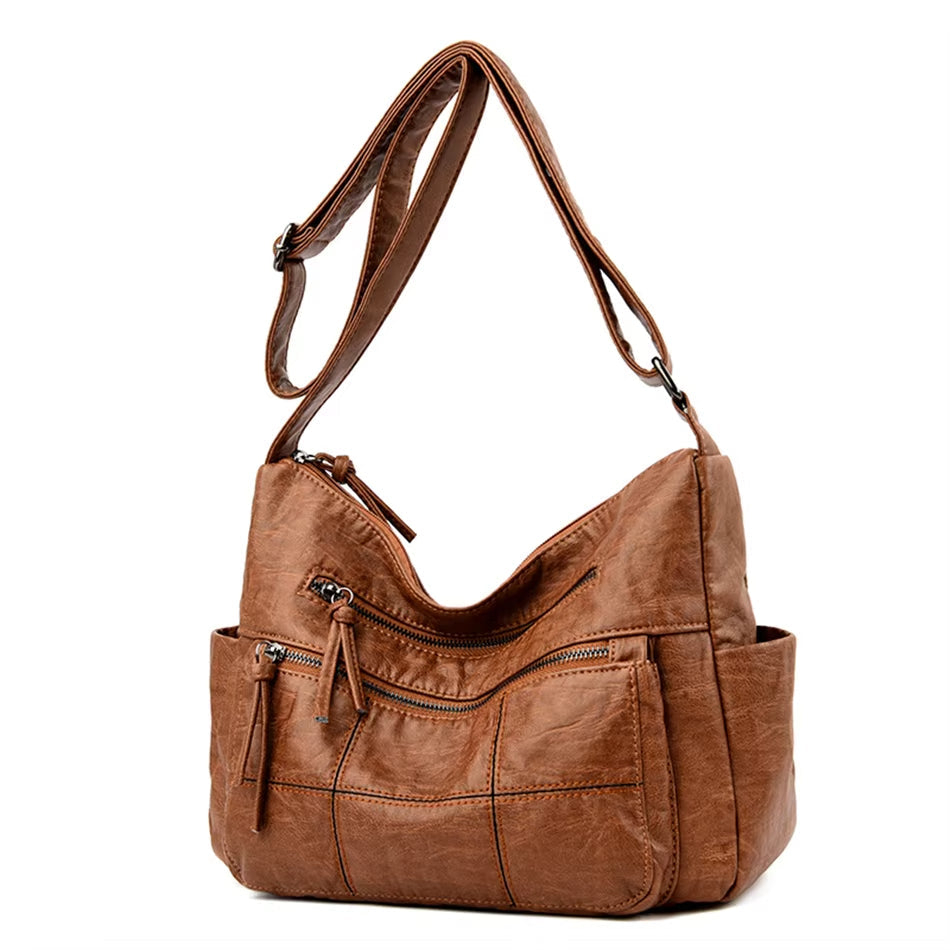 Ezra | Timeless Vintage-Style Crossbody Messenger Bag