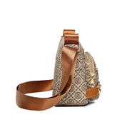 Alayah | Retro Letter Print Crossbody Bag