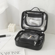 Baylee | Clear Crossbody Travel Cosmetic Bag Organiser