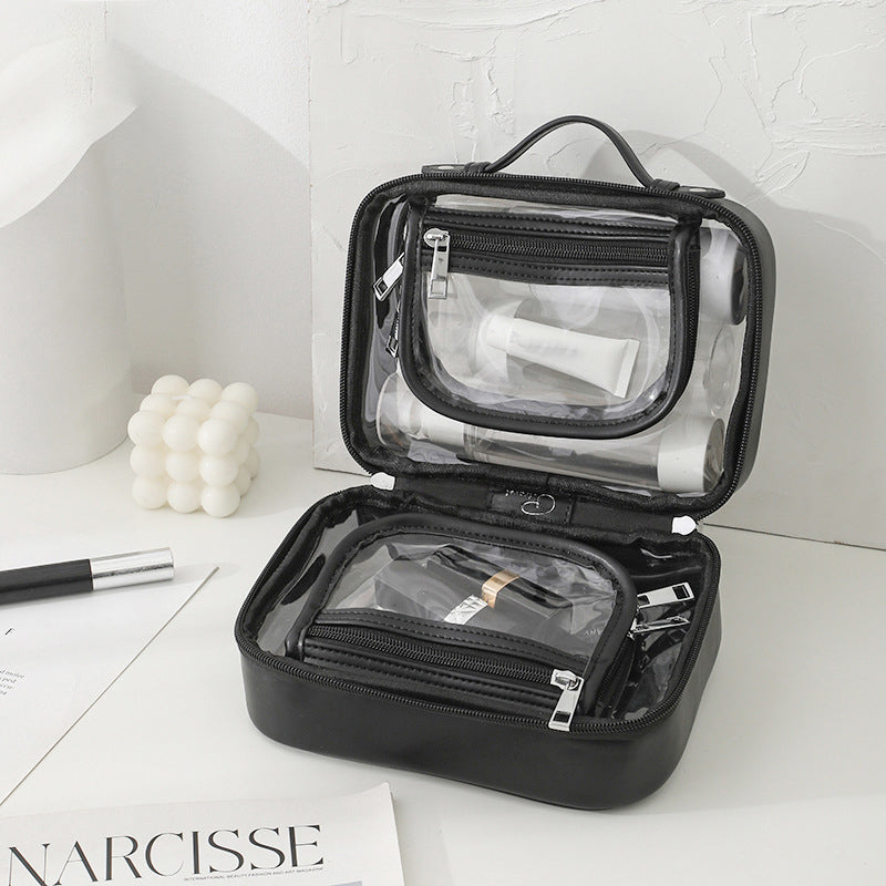 Baylee | Clear Crossbody Travel Cosmetic Bag Organiser