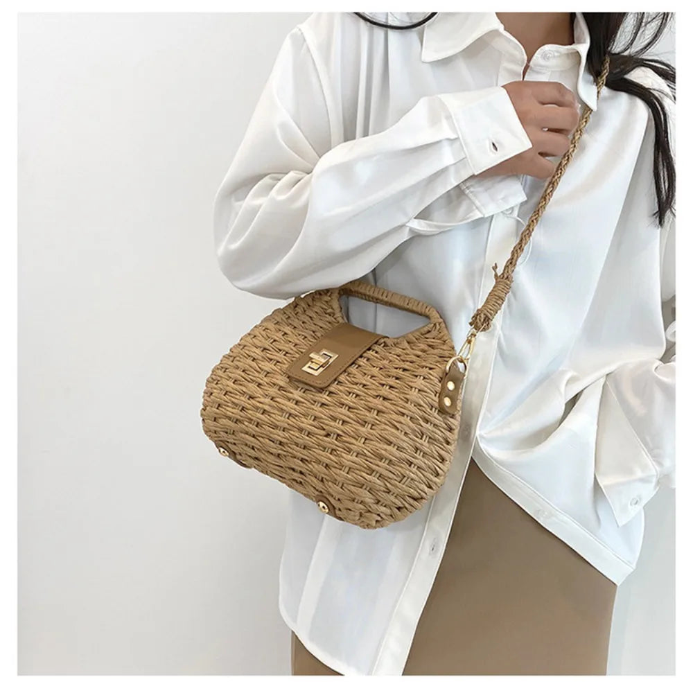 Araceli | Women's Elegant Woven Crossbody Sling Handbag