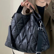 Lila | Lightweight Puffer Crossbody Messenger Handbag