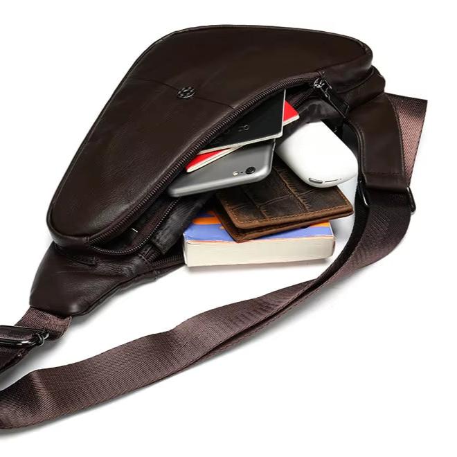 Alan | Vintage-Inspired Design Leather Crossbody Bag