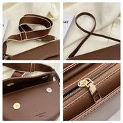 Amina | Women's Vintage Leather Crossbody Saddle Handbag