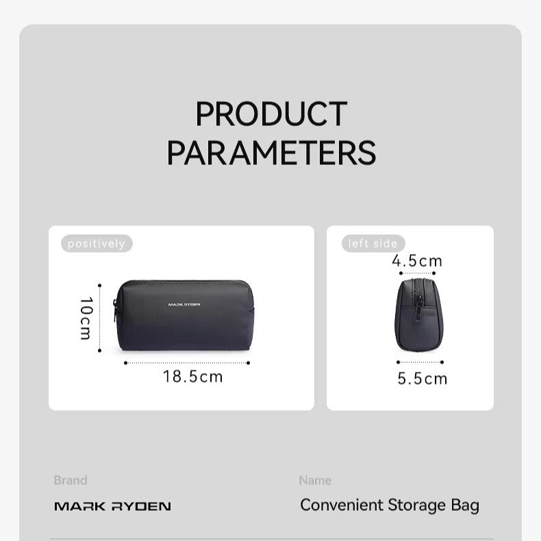 Elina | Portable Waterproof Cosmetic Toiletry Bag