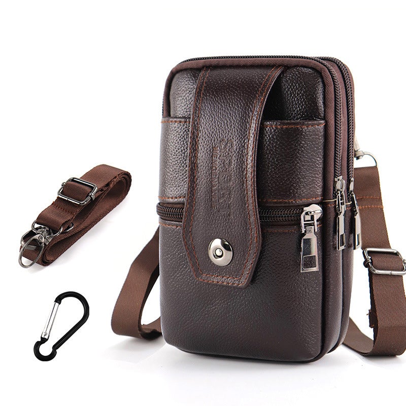 Samson | Vintage Leather Men's Crossbody Waist Bum Bag