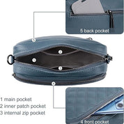Aleah | Women's Wide Strap Leather Crossbody Bag