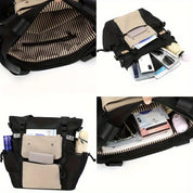 Braelynn | Lightweight Canvas Multi-Pocket Crossbody Messenger Bag