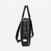 Omar | Leather Business Laptop Briefcase Crossbody Handbag
