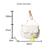 Oaklee | Women's Floral Canvas Crossbody Messenger Bag