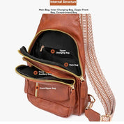 Pearl | Women's Leather Crossbody Sling Bag