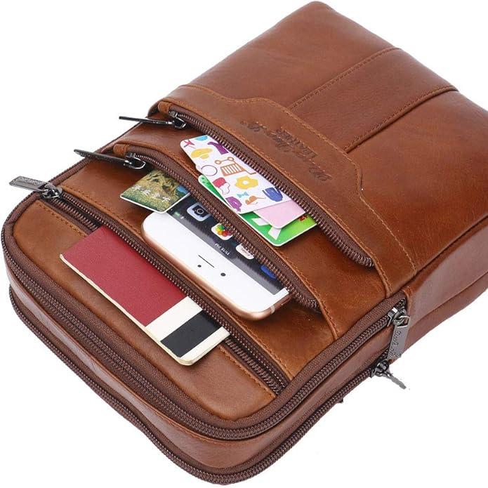 Simon | Men's Leather Crossbody Messenger Bag