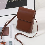 Arielle | Minimalist PU Leather Small Crossbody Purse Bag