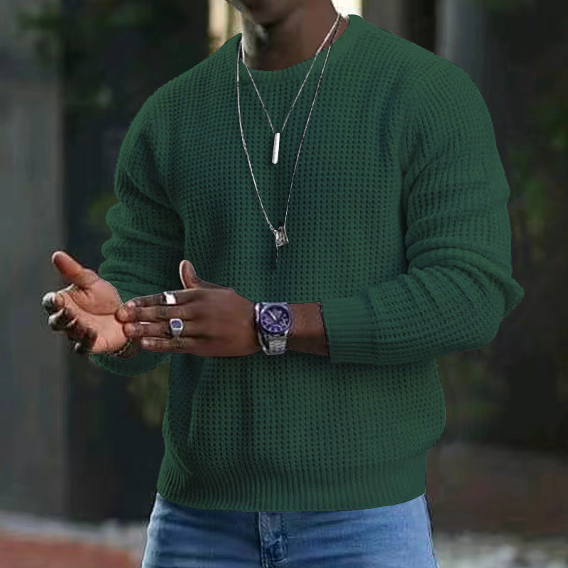 Leo | Long-Sleeve Sweater – A Clean Crew Neck for Everyday Style