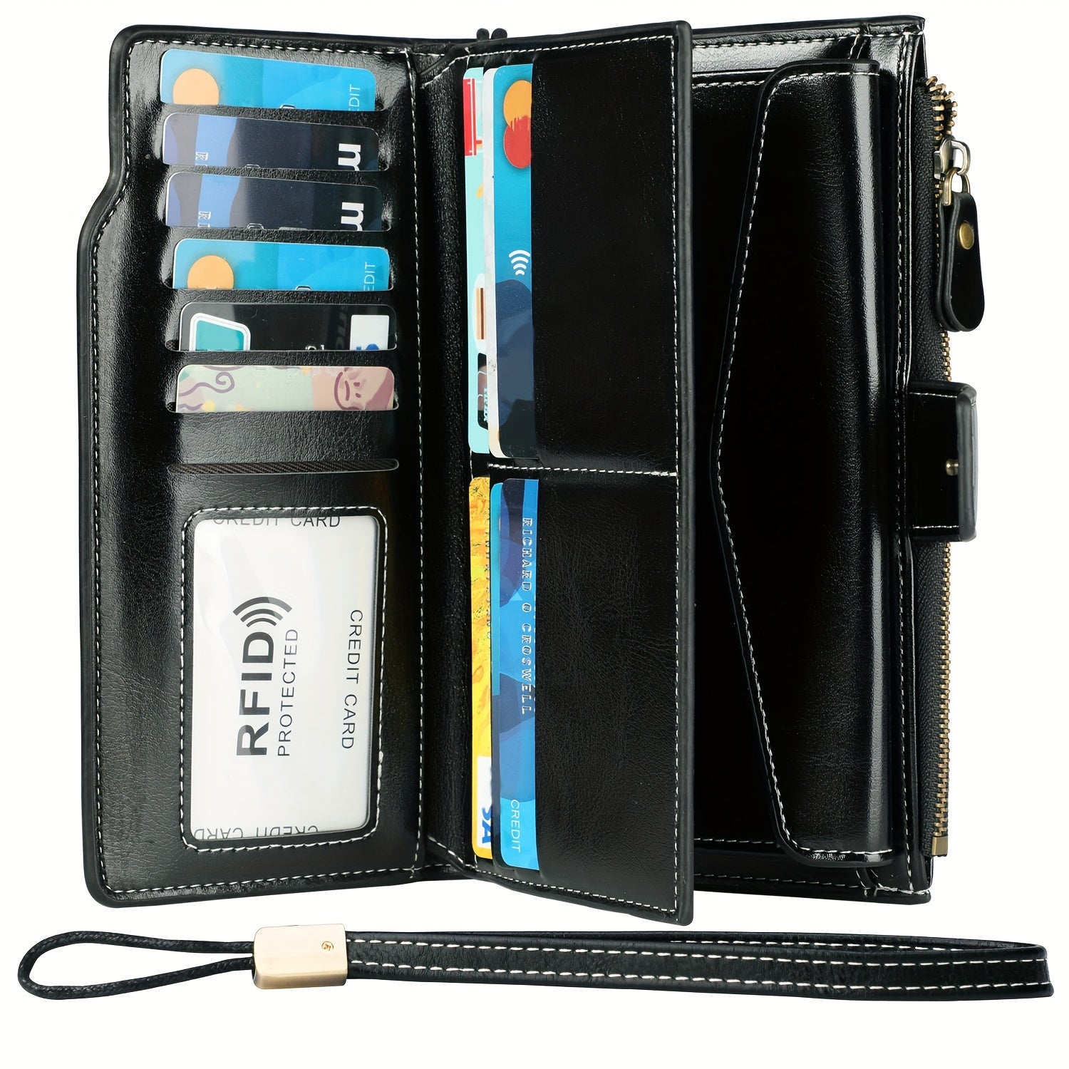 Tiffany | Timeless Multi-Slot RFID-Secure Travel Wallet