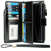 Tiffany | Timeless Multi-Slot RFID-Secure Travel Wallet