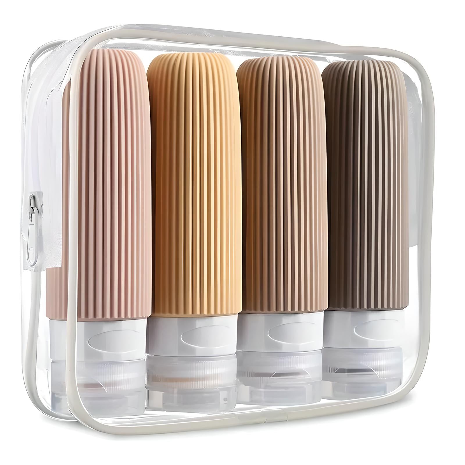 Zoya | Travel Toiletries Bottles | 4 Pack