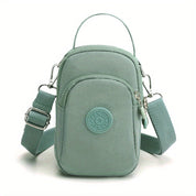 Mylah | Minimalist Solid Nylon Crossbody Small Handbag